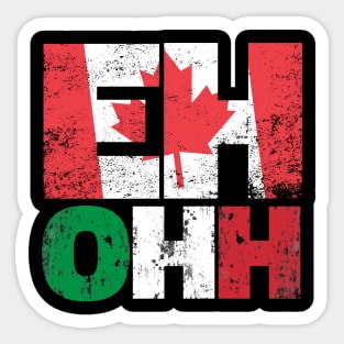 Italo Canadian - GenX Sticker